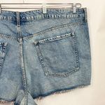 Old Navy  Plus Size 26 Denim Shorts Light Blue‎ Jean OG Straight High Rise 418 Photo 7