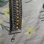 Jenny Bird  Austin Cuff Mixed Metals Stacked 5 Chain Bracelet Brand New Photo 13