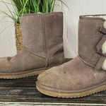 Koolaburra by Ugg Ugg Koolaburra Victoria Bow Tan Calf Winter Short Bootie Boots 11 Photo 0