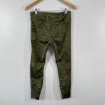 Nike  Dri-Fit Olive Geometric Print Leggings Women's Medium High Rise‎ Activewear Photo 3