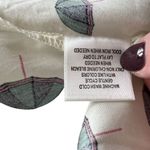 Modcloth - NWT Community Brunch Shirt Knee Length Ivory Umbrella Dress Sz M Photo 10