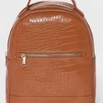 Wild Fable Croc Faux Leather Backpack Photo 0