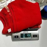 Handmade Red Sheer Sarong | Beach Cover-Up | Boho Fringe & Shell Detail Summer Pool‎ Fun Photo 7