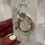 🌸Hammered hoops Gold Photo 2