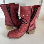 Fly London  red Metz lace up boots size 40 (their US 9-9.5) Photo 10