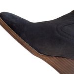 Blondo EUC  Leather Irving Wedge Ankle Boots Grey Size 8 1/2 Photo 2