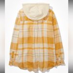 American Eagle  Cozy Cabin Oversized Hoodie Flannel Photo 2
