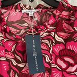 NWT Michelle McDowell Top Roxy Top Lovestruck Pink size L Red Size L Photo 3