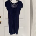 Bluheaven  Navy Crochet Blue Cotton Dress Photo 2