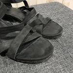 Eileen Fisher Eva Black Leather Strappy Sandals Photo 26
