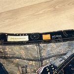 Pilcro  x Anthropologie Serif Corduroy Navy Tan Paisley Pant Size 30 Photo 4