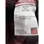 Woolrich Shirt Womens Red Long Sleeve Wool Blend Button-up Plaid Large Photo 3