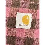 Carhartt  Rugged Flex Loose Fit Midweight Flannel Long Sleeve Plaid Sz S EUC!! Photo 2