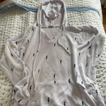 Preppy Lightning bolt hoodie Pullover White Photo 0