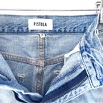 Pistola  Light Wash Distressed Straight Leg Jeans - High Rise Photo 5