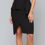 Bebe asymmetric crepe dress Photo 0