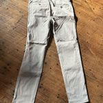 American Eagle tan skinny 8 preppy flat front slacks Photo 2