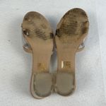 ALDO ‎ Unalenna Clear Strap Block Heel Sandal Mule Women Size 6.5 Beige Nude Photo 4