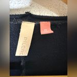 Pilcro  black cotton long sleeve corset style sweatshirt XS Photo 4