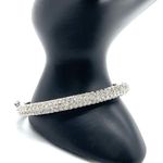 Lia Sophia  Silver Played with Crystal Accent Bracelet Photo 3
