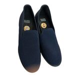 Eileen Fisher  Dern Stretch Knit Pumps Heels Loafers Navy Blue Perforated Size 7 Photo 3