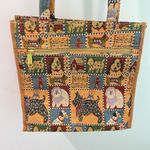 NWT Pioneer Faithful Companion Dog Tapestry Zippered Tote Bag Photo 1