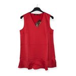 New IMAN Sleeveless Tiered Blouse in Red, Size S New w/Tag in Packaging Photo 1
