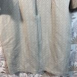 Tyler Böe Textured Geometric Bell Sleeve Dress Women's Medium Gray Beige Photo 11