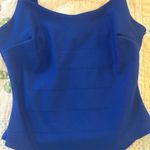 Haute Monde NWT square neck bodysuit in cobalt blue Photo 1