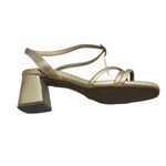 Fiorini Women's 8.5 Elegant Gold Strappy‎ Heel Sandals Formal Party Open Toe Photo 5