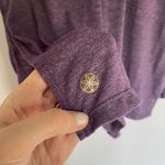 Gaiam purple off the shoulder women's workout athleisure top medium open back Photo 5