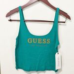 Guess Originals women's XL cropped tank top MIAMI NIGHTS belly crop knit tanktop Photo 0