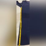 MSK Navy Pullover Dress. Special Occasion. Beautiful Rhinestone & Pearl Beading Photo 7