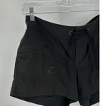 Athleta  black button and tie waist swim hiking outdoors camping gorpcore shorts Photo 2
