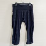 Lululemon Train Times Black Capri Leggings with Mesh Size 8 Photo 1