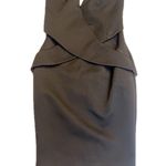 Finders Keepers Women's Strapless Dress Gray Fitted Mini Party Cocktail Size S Photo 0