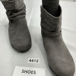 Womans Arizona Jeans Kansas Ankle Boots 6.5 M Gray Pull On Strappy Flat Heel Photo 0