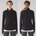 Lululemon Fresh Tracks 1/2 Zip Pullover Black Size 6 Photo 2