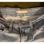 Levi's High Rise Shorts Women 27 Blue Light Wash Denim Distressed Frayed Photo 3