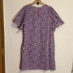 Hyacinth House Lilac Floral Viola Mini Dress Purple Size L Photo 2
