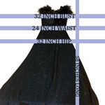 VINTAGE 1990'S JEFFREY & DARA BLACK EVENING DRESS W/ OSTRICH FEATHER ACCENTS (6) Photo 12