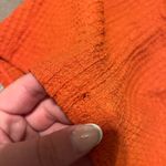 Madewell  V-Neck Sleeveless Crop Top in Copperwashed Orange Photo 6