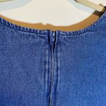 CB Casual Fish Denim Dress Medium EUC Vintage Blue Photo 4