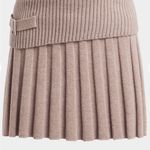 Source Unknown  Ribbed Knit Skater Skirt - Soft Pink Photo 8