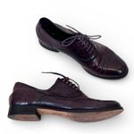 Cole Haan Purple Leather Oxford Loafers Womens 6 Preppy Dark Academia Shoes Photo 0