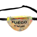 Fuego Bacardi Fanny Pack Iridescent Semi Clear Rave Party Adjustable Women’s Photo 0