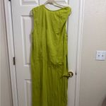 FP Beach Free People Beach FP Sleeveless Lime Green Maxi Tank Dress Photo 7