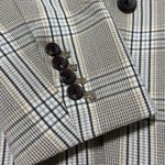 ON 34th Brown and Blue Blazer with Tailored Silhouette Size 8 Photo 7