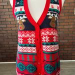 Christmas Reindeer Sweater Vest Photo 0