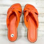 Schutz Sandals Women Size 8 Puffy Fairy Leather Slide Puffed Cross Over Summer Photo 0